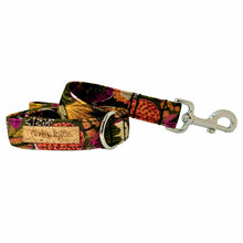 Load image into Gallery viewer, The &#39;Green Bush Banksia Flowers&#39; Dog Lead - Fluffy Tales
