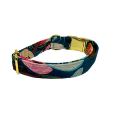 Load image into Gallery viewer, The &#39;Blue Bush Flora&#39; Collar - Fluffy Tales
