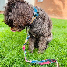 Load image into Gallery viewer, The &#39;Blue Bush Flora&#39; Collar - Fluffy Tales
