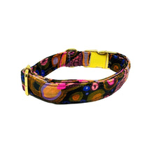Load image into Gallery viewer, The &#39;Purple Boho Flowers&#39; Dog Collar - Fluffy Tales

