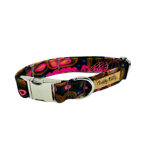 The 'Purple Boho Flowers' Collar Bundle - Fluffy Tales