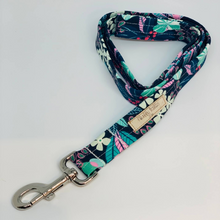 Load image into Gallery viewer, The Blue &amp; Green Mint Flowers Dog Collar Bundle&#39; - Fluffy Tales
