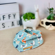 Load image into Gallery viewer, Blue Llamas Dog Bandana - Fluffy Tales

