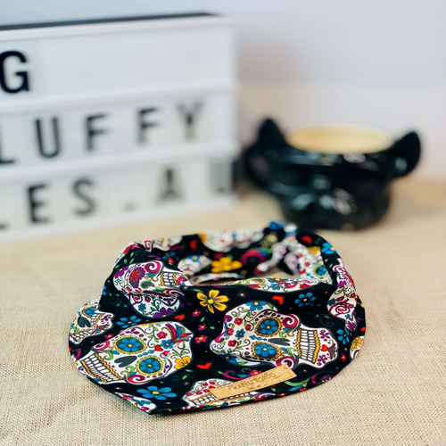 Sugar Skulls Dog Bandana - Fluffy Tales