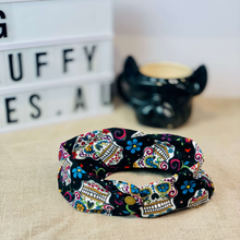 Load image into Gallery viewer, Sugar Skulls Dog Bandana - Fluffy Tales
